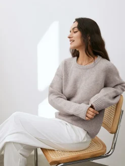 COMMENSE Lightweight Cloud Weather Pullover Sweater* Sweater Tops|Sweaters & Cardigans