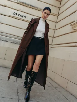 COMMENSE Melt Belted Mini Skirt* Skirts|Bottoms