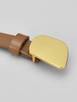 COMMENSE Metal Buckle Leather Belt* Belts & Chain|Accessories