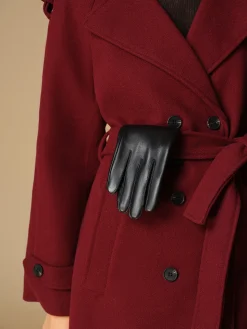 COMMENSE Metal Detail Sheepskin Fleecing Gloves* Accessories