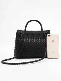 COMMENSE Metal Twist Detail Handle Bag* Bags|Accessories