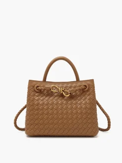 COMMENSE Metal Twist Detail Handle Bag* Bags|Accessories
