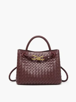 COMMENSE Metal Twist Detail Handle Bag* Bags|Accessories