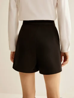 COMMENSE Metal-Decor Zipper Shorts* Bottoms