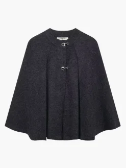 COMMENSE Metal-Detail Cloak Knit Outerwear* Sweater Tops|Outerwear
