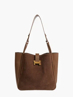 COMMENSE Metal-Detail Panel Tote Bag* Accessories