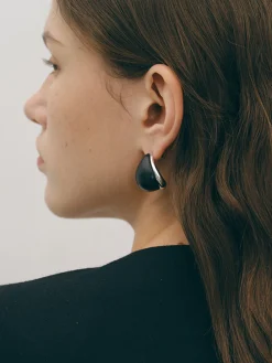 COMMENSE Midnight Elegance Onyx Earrings* Earrings|Accessories