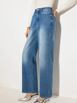 COMMENSE Mid-Waist Denim Jeans* Denim|Bottoms