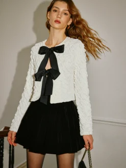 COMMENSE Mid-Waist Umbrella Shape Pleated Skirt* Bottoms
