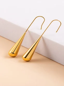 COMMENSE Minimalism Water Drop Pendant Earrings* Earrings|Accessories