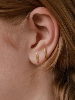 COMMENSE Minimalist Bar Stud Earrings* Earrings|Accessories