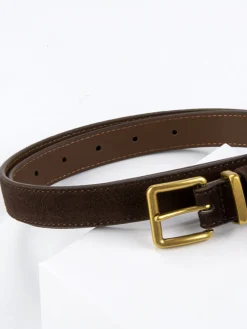COMMENSE Minimalist Buckle Slim Belt* Belts & Chain|Accessories