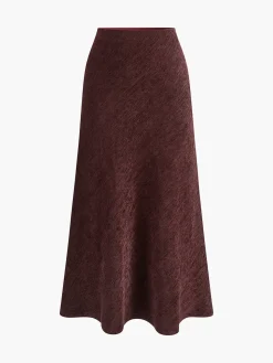 COMMENSE Minimalist Corduroy Draped Skirt* Skirts|Bottoms