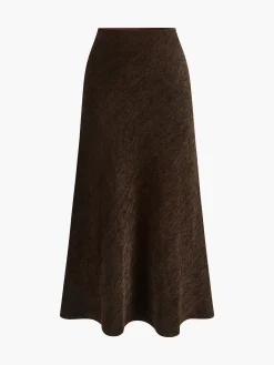 COMMENSE Minimalist Corduroy Draped Skirt* Skirts|Bottoms