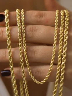COMMENSE Minimalist en Twisted Necklace* Necklaces|Accessories
