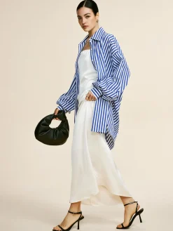 COMMENSE Minimalist Plain Draped Tube Dress* White Dresses|Cocktail & Party Dresses