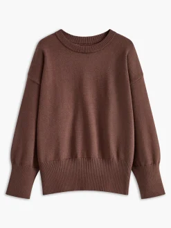 COMMENSE Minimalist Plain Shift Sweater* Sweater Tops|Sweaters & Cardigans