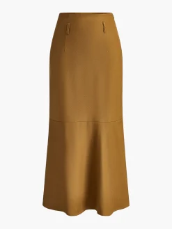 COMMENSE Minimalist Plain Skirt Without Belt* Skirts|Bottoms
