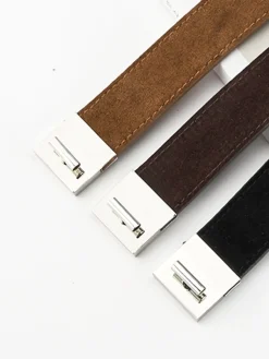 COMMENSE Minimalist Plain Slim Leather Belt* Belts & Chain|Accessories