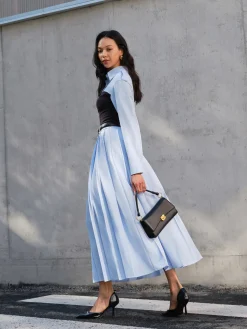 COMMENSE Minimalist Pleated Skirt Without Belt* Skirts|Matching Sets