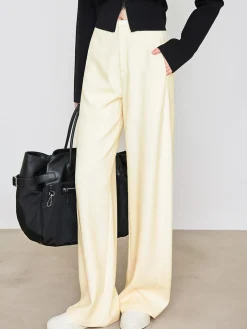 COMMENSE Minimalist Pockets Draped Pants* Pants|Bottoms