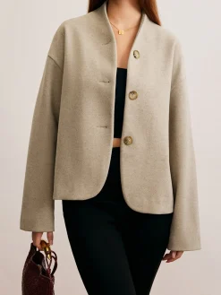 COMMENSE Minimalist Regular Fit Button Cardigan* Cardigans|Outerwear