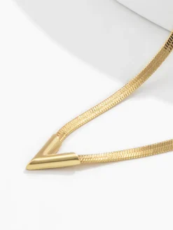COMMENSE Minimalist Snake Chain Necklace* Necklaces|Accessories