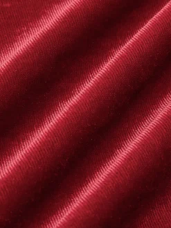 COMMENSE Mock Neck Knotted Velvet Dress* Cocktail & Party Dresses|Long Dresses