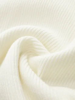 COMMENSE Mock Neck  Pleated Panel Sweater Dress* Sweater Dresses|Work Dresses