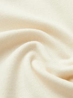 COMMENSE Mock Neck Wave-Piping Jersey Top* T-shirts|Tops