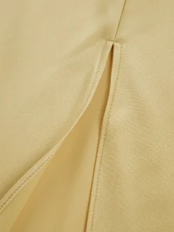 COMMENSE Moonlight Open Back Satin Slit Long Dress* Cocktail & Party Dresses|Summer Dresses