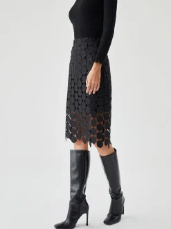 COMMENSE Multi Hexagon Layered Midi Skirt* Skirts|Bottoms