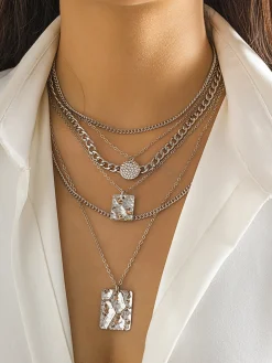 COMMENSE Multi Strand Layered Necklace* Necklaces|Accessories
