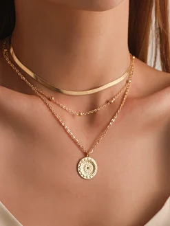 COMMENSE Multi-Layer Ball Bead Necklace* Necklaces|Accessories