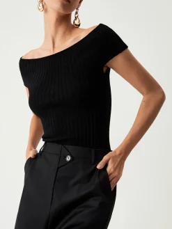 COMMENSE Off Shoulder Knit Top* Sweater Tops|Sweaters & Cardigans