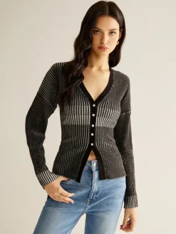COMMENSE Ombre Button Slim Cardigan* Cardigans|Sweaters & Cardigans
