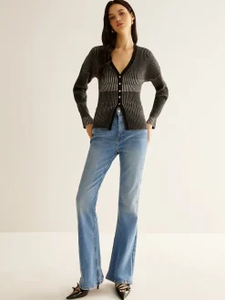 COMMENSE Ombre Button Slim Cardigan* Cardigans|Sweaters & Cardigans