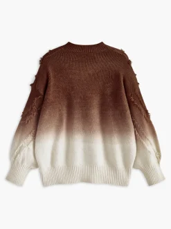 COMMENSE Ombre Tassel Piping Sweater* Knitwear|Tops