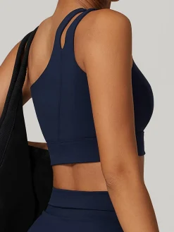COMMENSE One-Shoulder Quick-Drying Sports Bra* Activewear
