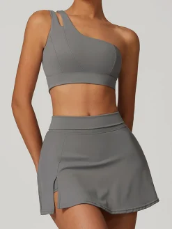 COMMENSE One-Shoulder Quick-Drying Sports Bra* Activewear