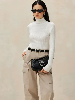 COMMENSE Open Back Knit Pullover Sweater* Sweater Tops|Sweaters & Cardigans