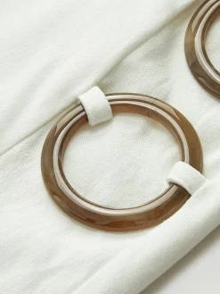 COMMENSE O-Ring Cutout Sleeveless Dress* Casual Dresses|Work Dresses