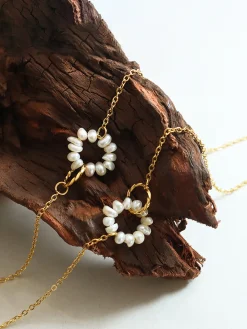 COMMENSE Oval Freshwater Pearl Pendant Necklace* Necklaces|Accessories