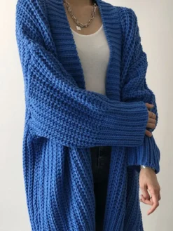COMMENSE Oversize Split Knit Outerwear* Sweater Tops|Outerwear