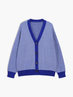 COMMENSE Oversized Herringbone Cardigan* Cardigans|Sweaters & Cardigans