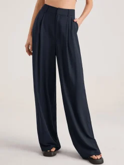 COMMENSE Oversized High Waisted Pleat Front Trousers* Wide Leg|Pants