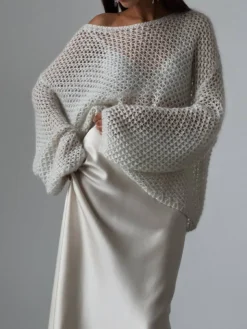 COMMENSE Oversized Long Sleeve Sweater* Sweater Tops|Sweaters & Cardigans