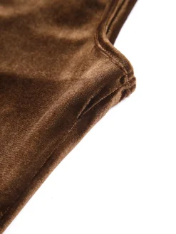 COMMENSE Paradise Feeling Velvet Midi Dress* Casual Dresses|Work Dresses