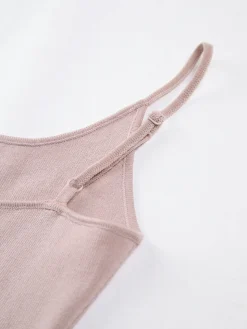 COMMENSE Patchwork Cami Long Sweater Dress* Sweater Dresses|Cocktail & Party Dresses