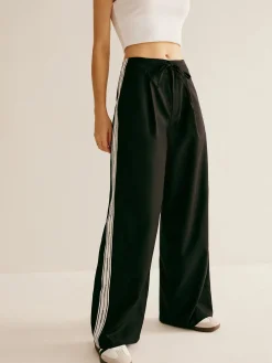 COMMENSE Patchwork High Waist Drawstring Pants* Pants|Bottoms